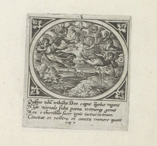 Seven angels receive a trumpet