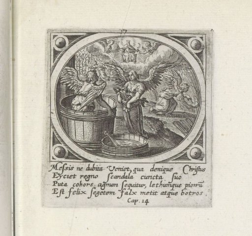 Harvesting with Sickle and Wine Press