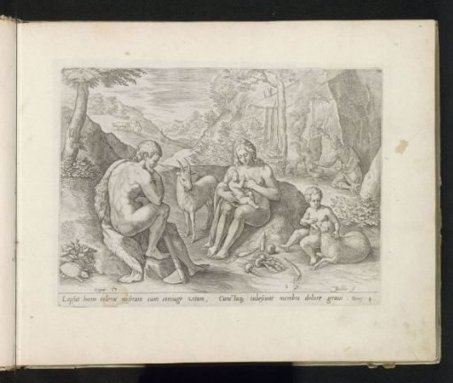 Adam and Eve outside Paradise