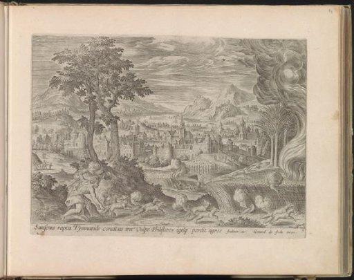 Samson Sets Fire to the Cornfields of the Philistines