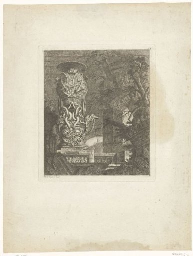 Architectural fantasy, plate 9