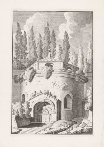 Ruin of a Roman round temple