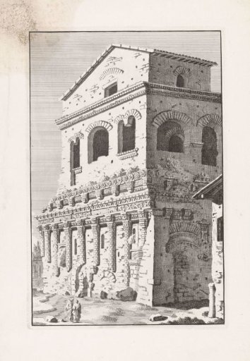 Ruin of the Casa di Crescenzio (Casa dei Crescenzi) in Rome