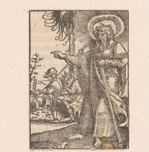 Apostle Paul sending a messenger with his letter to the Galatians