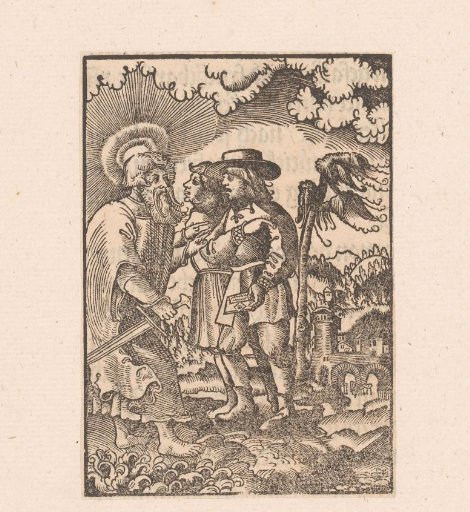 Apostle Paul sending two messengers with his letter to the Corinthians