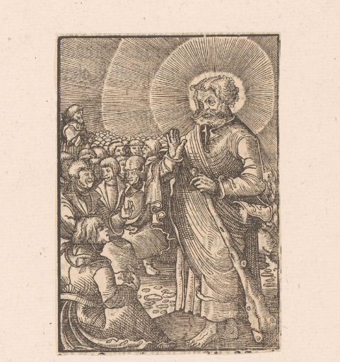 Apostle Judas Thaddeus preaching