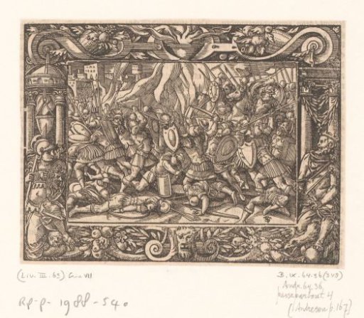 Battle Between the Romans and the Samnites