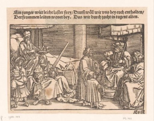 Dying man crowns his son and a judgment