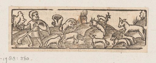 Shepherd with a Flock of Sheep