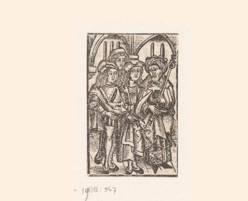 Four Persons in an Interior