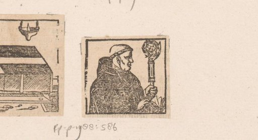 Monk with a Bishop's Crozier and a Book