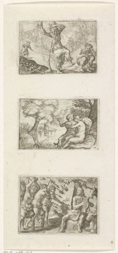 Drunken Satyrs / Lovers by the Water / Orpheus Enchants the Animals with His Music