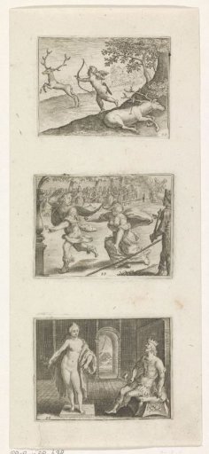 Amor Shoots a Deer / Atalanta and Hippomenes / Pygmalion