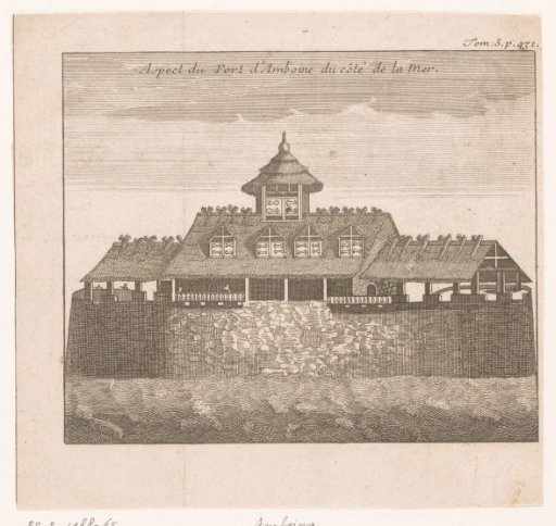 View of Fort Victoria on Ambon