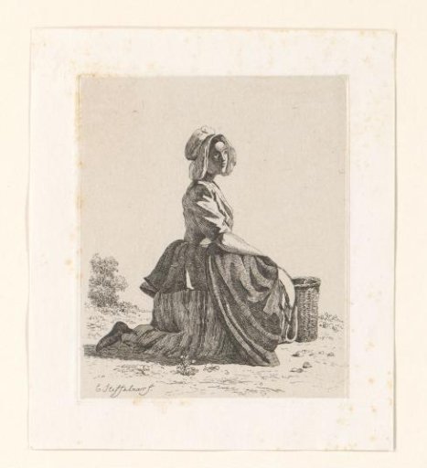 Kneeling Peasant Woman