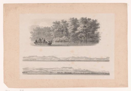 Encounter between Western visitors and the local population in Indonesia