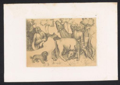 Paul of Thebes Viewing a Man with Two Oxen