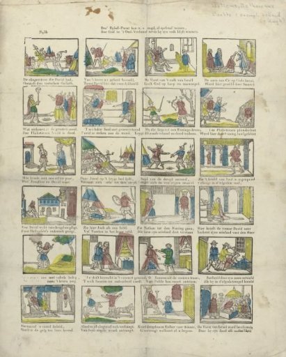This Bible print can show you, o youth, while playing, / how God in the old covenant already dwells among his people