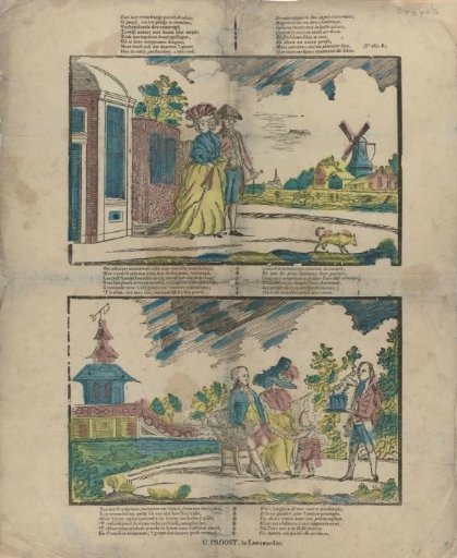 See here two fine picture panels, / O youth, to please your sight [(...)]