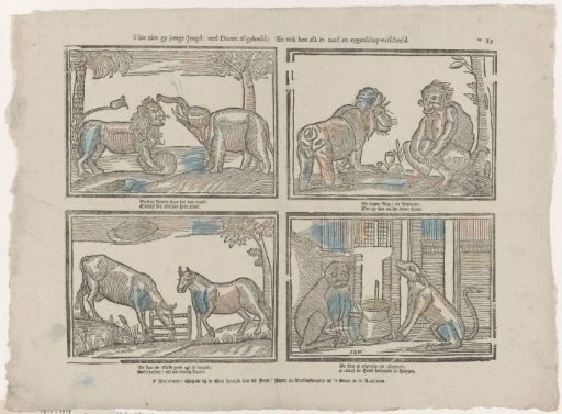 Here you see young youth! many animals depicted: / And also how each differs in nature and character