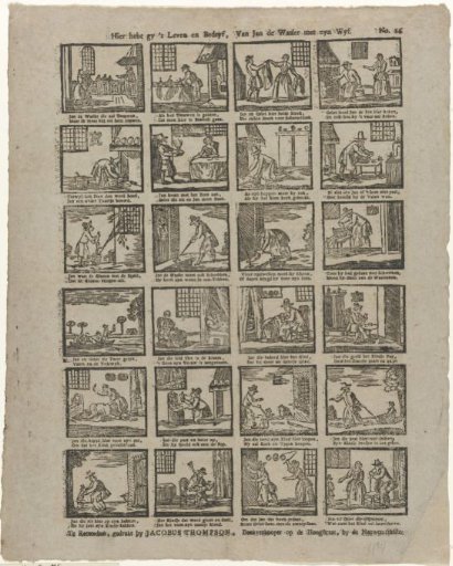 Here you have the life and conduct of Jan de Wasser with his wife