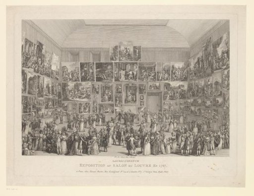 Exhibition at the Louvre in 1787