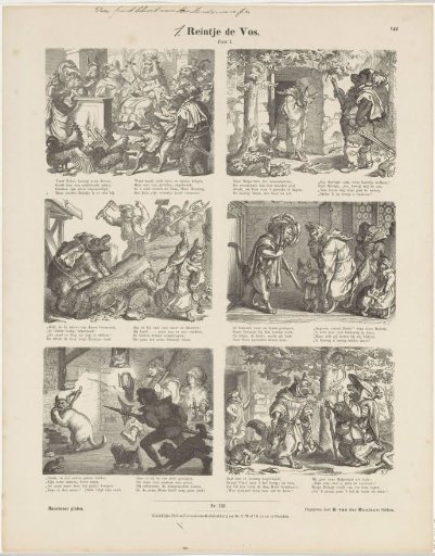 Reynard the Fox. / Plate I