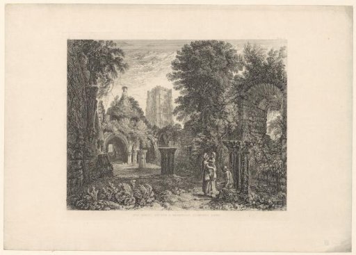 View of the Gardens and Kitchen at Fountains Abbey