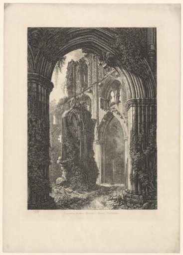 View of the Ruins of the Abbey of Rievaulx