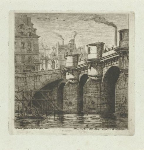 The Pont-Neuf over the Seine in Paris