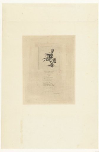 Illustration for poem with Petit Prince Dito on horseback