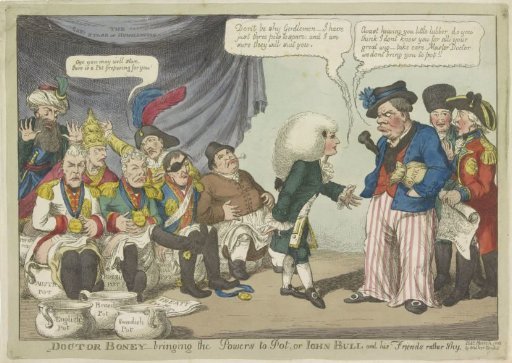 Doctor Napoleon Puts the European Princes on the Pot, 1808