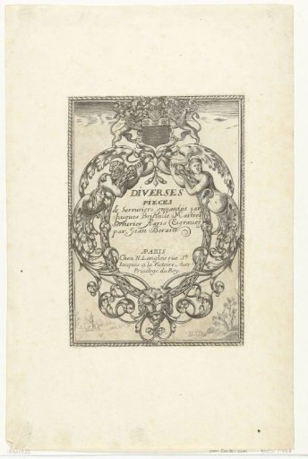 Title Page: Diverses Pièces de Serruriers