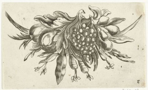 Still life of fruit with pears