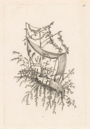 Seated Man under an Awning