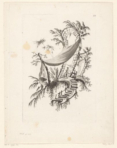 Figure with Parasol under a Tent