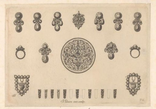 Brooches, Buckles, Earrings, and Rings