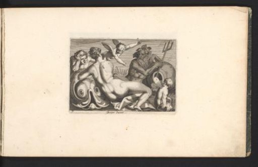 Woman, Man, Sea God and Two Putti
