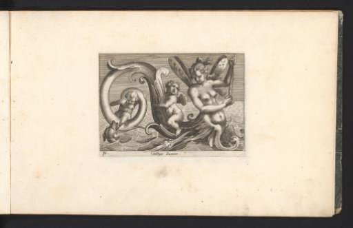 Sea Nymph with Two Putti