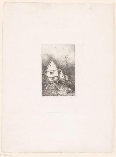 Houses on the coast with boats