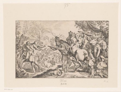 Battle between the Lapiths and the Centaurs