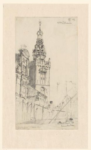 View of the Speeltoren at Monnickendam