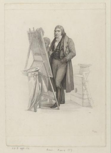 Artist at his easel