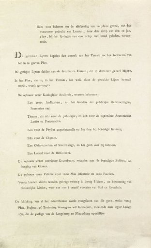 Explanation of the Competition Plan for the Reconstruction of the Disaster Area, 1807