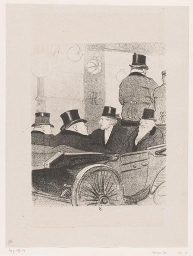 Men in a carriage