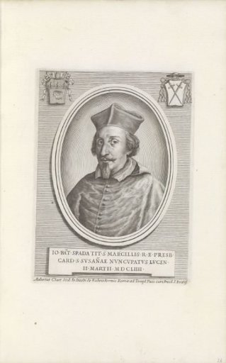 Portret van kardinaal Giambattista Spada