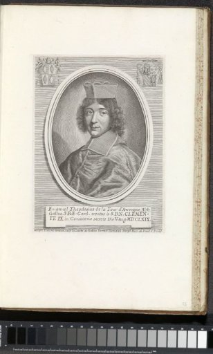 Portrait of Cardinal Emmanuel Théodose de la Tour d'Auvergne