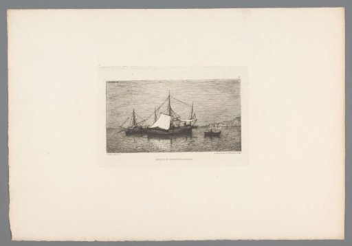 Ships off the Italian coast