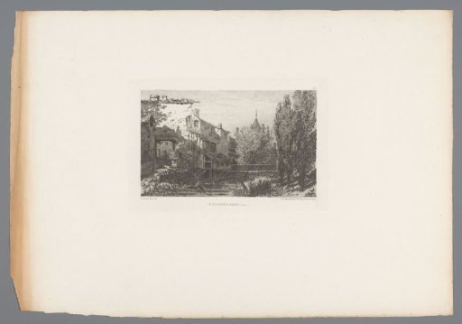 View of a stream near Salins
