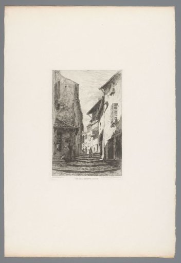 View of a Street in Mâcon